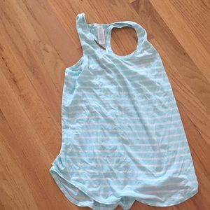 aqua blue ivvia girls size 14 tank top